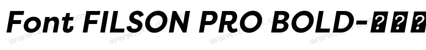 Font FILSON PRO BOLD字体转换 Font FILSON PRO BOLD字体转换